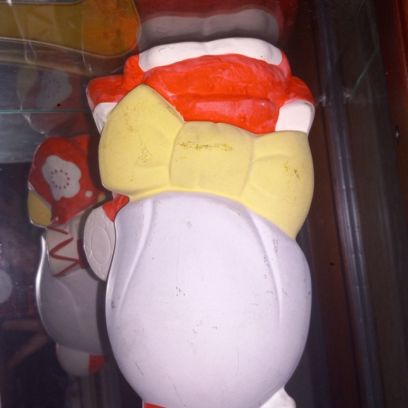 Vintage Hand Painted Ceramic Japanese Girl with Drum Figurine - Picture 6 of 8